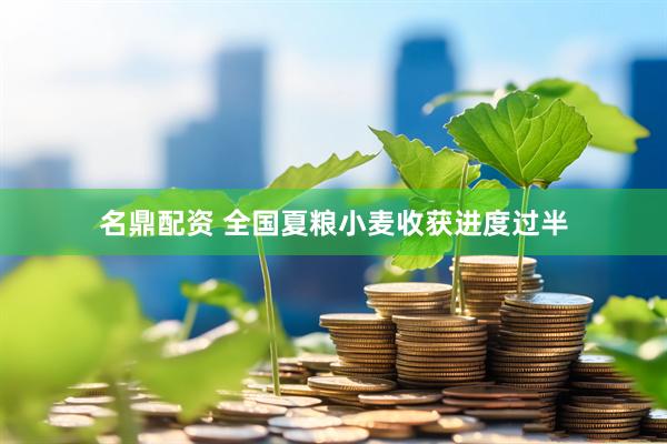 名鼎配资 全国夏粮小麦收获进度过半