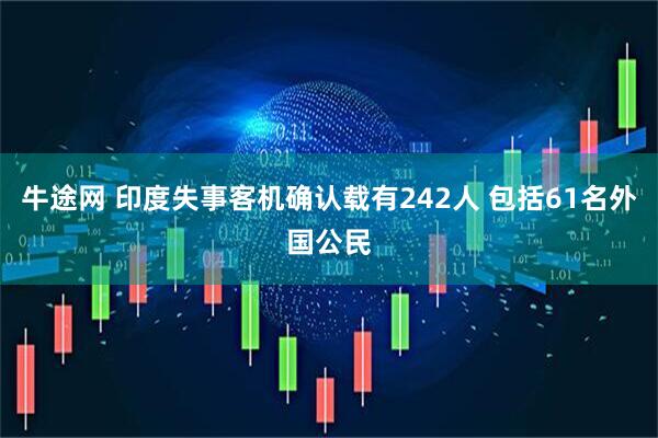 牛途网 印度失事客机确认载有242人 包括61名外国公民