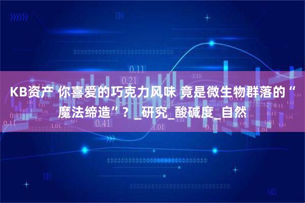 KB资产 你喜爱的巧克力风味 竟是微生物群落的“魔法缔造”？_研究_酸碱度_自然